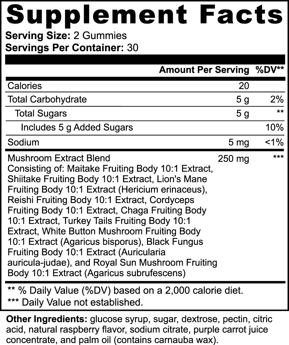 Focus Max - Mushroom Extract Complex